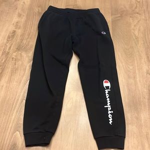 Black Champion Sweatpants